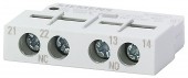  3RV1901-1E contact auxiliar 1NO+1NC pentru Motorstarter , Disjunctor Montaj frontal