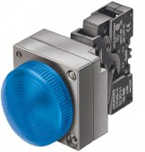 3SB3644-6BA50  lampa semnalizare albastra metalica SIEMENS cu led 24V