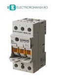 3NW7534-1HG, SOCLU PENTRU SIGURANTA FUZIBILA SIEMENS SENTRON, CU INDICATOR LED, CLASS CC, 3P, CURENT NOMINAL 30 A