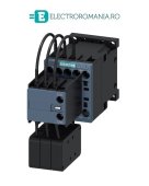 3RT2617-1AB03 CONTACTOR BATERIE CONDENSATORI 12,5KVAR SIEMENS, 3 POLI, PUTERE APARENTA 5 ... 12,5KVAR, TENSIUNE BOBINA 24V AC