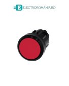 3SU1000-0AA20-0AA0, ACTUATOR BUTON SIEMENS SIRIUS, DIAMETRU DE 22 MM, ROSU, PLAT, CU RETINERE