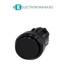 3SU1000-0BB10-0AA0, ACTUATOR BUTON SIEMENS SIRIUS, DIAMETRU DE 22 MM, NEGRU, INALT, CU REVENIRE