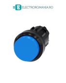 3SU1000-0BB50-0AA0, ACTUATOR BUTON SIEMENS SIRIUS, DIAMETRU DE 22 MM, ALBASTRU, INALT, CU REVENIRE
