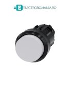 3SU1000-0BB60-0AA0, ACTUATOR BUTON SIEMENS SIRIUS, DIAMETRU DE 22 MM, ALB, INALT, CU REVENIRE