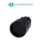 3SU1000-0DB10-0AA0, ACTUATOR BUTON SIEMENS SIRIUS, DIAMETRU DE 22 MM, NEGRU, PLAT, CU INEL FRONTAL CRESTAT, CU REVENIRE
