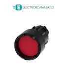 3SU1000-0DB20-0AA0, ACTUATOR BUTON SIEMENS SIRIUS, DIAMETRU DE 22 MM, ROSU, PLAT, CU INEL FRONTAL CRESTAT, CU REVENIRE