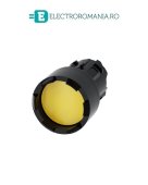 3SU1000-0DB30-0AA0, ACTUATOR BUTON SIEMENS SIRIUS, DIAMETRU DE 22 MM, GALBEN, PLAT, CU INEL FRONTAL CRESTAT, CU REVENIRE
