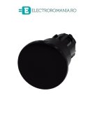3SU1000-1BA10-0AA0, ACTUATOR BUTON TIP CIUPERCA SIEMENS SIRIUS, DIAMETRU DE 22 MM, NEGRU, INALT (40 MM), CU RETINERE