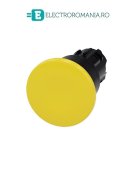 3SU1000-1BA30-0AA0, ACTUATOR BUTON TIP CIUPERCA SIEMENS SIRIUS, DIAMETRU DE 22 MM, GALBEN, INALT (40 MM), CU RETINERE