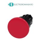3SU1000-1BD20-0AA0, ACTUATOR BUTON TIP CIUPERCA SIEMENS SIRIUS, DIAMETRU DE 22 MM, ROSU, INALT (40 MM), CU REVENIRE