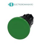 3SU1000-1BD40-0AA0, ACTUATOR BUTON TIP CIUPERCA SIEMENS SIRIUS, DIAMETRU DE 22 MM, VERDE, INALT (40 MM), CU REVENIRE