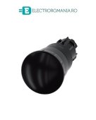 3SU1000-1HB10-0AA0, ACTUATOR BUTON TIP CIUPERCA SIEMENS SIRIUS, DIAMETRU DE 22 MM, NEGRU, 40 MM, CU RETINERE
