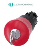 3SU1000-1HF20-0AA0 cap cheie comanda ciuperca si cheie cu retinere, revenire prin rasucire Siemens Sirius Act 22MM,