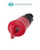3SU1000-1HQ20-0AA0, ACTUATOR BUTON OPRIRE DE URGENTA TIP CIUPERCA CU INCUIETOARE O.M.R. SIEMENS SIRIUS, DIAMETRU DE 22 MM, ROSU, 40 MM, CU RETINERE