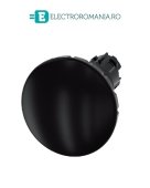 3SU1000-1JB10-0AA0, ACTUATOR BUTON TIP CIUPERCA SIEMENS SIRIUS, DIAMETRU DE 22 MM, NEGRU, 60 MM, CU RETINERE