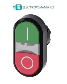 3SU1000-3AB42-0AK0 CAP BUTON DUBLUDE COMANDA VERDE ROSU I / 0 SIEMENS SIRIUS ACT,