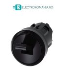 3SU1000-3EA10-0AA0, ACTUATOR COMUTATOR BASCULANT CU MANETA SIEMENS SIRIUS, DIAMETRU DE 22 MM, NEGRU, CU 2 POZITII O-I, CU RETINERE