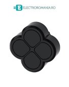 3SU1000-3FB11-0AA0, ACTUATOR BUTON CVADRUPLU SIEMENS SIRIUS, DIAMETRU DE 22 MM, NEGRU, PLAT, CU REVENIRE