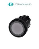 3SU1001-0AA70-0AA0, ACTUATOR BUTON ILUMINAT SIEMENS SIRIUS, DIAMETRU DE 22 MM, TRANSPARENT, PLAT, CU RETINERE