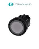 3SU1001-0AB70-0AA0, ACTUATOR BUTON ILUMINAT SIEMENS SIRIUS, DIAMETRU DE 22 MM, TRANSPARENT, PLAT, CU REVENIRE