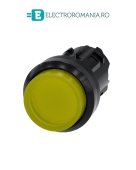 3SU1001-0BB30-0AA0, ACTUATOR BUTON ILUMINAT SIEMENS SIRIUS, DIAMETRU DE 22 MM, GALBEN, INALT, CU REVENIRE