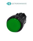 3SU1001-0BB40-0AA0, ACTUATOR BUTON ILUMINAT SIEMENS SIRIUS, DIAMETRU DE 22 MM, VERDE, INALT, CU REVENIRE