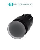 3SU1001-1AA70-0AA0, ACTUATOR BUTON TIP CIUPERCA ILUMINAT SIEMENS SIRIUS, DIAMETRU DE 22 MM, TRANSPARENT, PLAT (30 MM), CU RETINERE