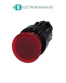 3SU1001-1AD20-0AA0, ACTUATOR BUTON TIP CIUPERCA ILUMINAT SIEMENS SIRIUS, DIAMETRU DE 22 MM, ROSU, PLAT (30 MM), CU REVENIRE