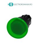 3SU1001-1BA40-0AA0, ACTUATOR BUTON TIP CIUPERCA ILUMINAT SIEMENS SIRIUS, DIAMETRU DE 22 MM, VERDE, 40 MM, CU RETINERE