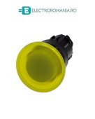 3SU1001-1BD30-0AA0, ACTUATOR BUTON TIP CIUPERCA ILUMINAT SIEMENS SIRIUS, DIAMETRU DE 22 MM, GALBEN, 40 MM, CU REVENIRE