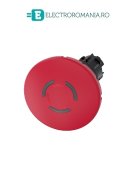 3SU1001-1JB20-0AA0, ACTUATOR BUTON OPRIRE DE URGENTA TIP CIUPERCA ILUMINAT SIEMENS SIRIUS, DIAMETRU DE 22 MM, ROSU, 60 MM, CU RETINERE