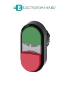 3SU1001-3BB42-0AA0, ACTUATOR BUTON DUBLU ILUMINAT SIEMENS SIRIUS, DIAMETRU DE 22 MM, VERDE/ROSU, PLAT/INALT, CU REVENIRE