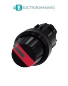 3SU1002-2AF20-0AA0, ACTUATOR COMUTATOR ROTATIV ILUMINAT SIEMENS SIRIUS, DIAMETRU DE 22 MM, ROSU, CU 2 POZITII O-I, CU RETINERE