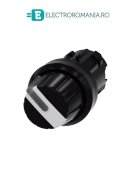 3SU1002-2AF60-0AA0, ACTUATOR COMUTATOR ROTATIV ILUMINAT SIEMENS SIRIUS, DIAMETRU DE 22 MM, ALB, CU 2 POZITII O-I, CU RETINERE