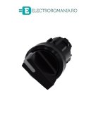 3SU1002-2BC10-0AA0, ACTUATOR COMUTATOR ROTATIV ILUMINAT SIEMENS SIRIUS, DIAMETRU DE 22 MM, NEGRU, CU 2 POZITII O<I, CU REVENIRE