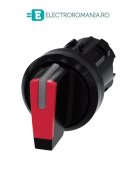 3SU1002-2BM20-0AA0 cap cheie comanda 3 pozitii 1 - 0- 2 cu revenire culoare rosie Siemens Sirius Act 22MM,