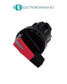 3SU1002-2CF20-0AA0, ACTUATOR COMUTATOR ROTATIV ILUMINAT SIEMENS SIRIUS, DIAMETRU DE 22 MM, ROSU, CU 2 POZITII O-I, CU RETINERE