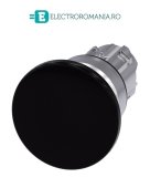3SU1050-1BD10-0AA0 CAP CIUPERCA NEAGRA 40MM CU REVENIRE SUPORT METAL, SIEMENS SIRIUS ACT 22MM,