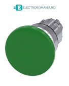 3SU1050-1BD40-0AA0 CAP CIUPERCA VERDE 40MM CU REVENIRE SUPORT METAL, SIEMENS SIRIUS ACT 22MM, 3SU1050-1BD40-0AA0,