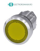3SU1051-0AA30-0AA0 cap buton GALBEN iluminabil metalic Siemens Sirius Act 22MM cu retinere,