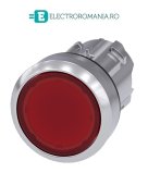 3SU1051-0AB20-0AA0 cap buton Rosu iluminabil metalic Siemens Sirius Act 22MM,