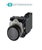 3SU1100-0AB70-1FA0, BUTON DE COMANDA COMPLET SIEMENS SIRIUS, DIAMETRU DE 22 MM, TRANSPARENT, CU REVENIRE, 1NO+1NC, CONEXIUNE CU SURUB