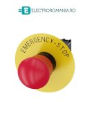 3SU1100-1HB20-1PG0, BUTON DE COMANDA COMPLET SIEMENS SIRIUS, DIAMETRU DE 22 MM, TIP CIUPERCA 40 MM, ROSU, CU RETINERE, 2NC, CONEXIUNE CU SURUB