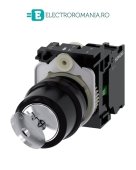 3SU1100-4BF11-1BA0 cheie comanda 0 - 1 cu retinere si Yala cu cheie 1NO, scoatere cheie I si O Siemens Sirius Act 22MM