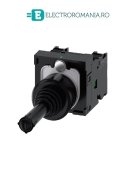 3SU1100-7AC10-1NA0, JOYSTICK DE COMANDA COMPLET SIEMENS SIRIUS, DIAMETRU DE 22 MM, NEGRU, CU REVENIRE, 2 POZITII ORIZONTAL O-I, 2NO, CONEXIUNE CU SURUB
