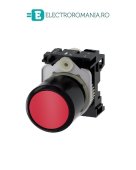 3SU1200-0EB20-0AA0, BUTON COMPACT SIEMENS SIRIUS, CURSA EXTINSA 12 MM, DIAMETRU DE 22 MM, ROSU, FUNCTIONARE MOMENTANA CU REVENIRE
