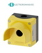3SU1801-0AA00-0AC2 CUTIE GALBENA DIN PLASTIC CU GULER DE PROTECTIE, 1 POST, PENTRU BUTON URGENTA SIEMENS,