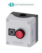 3SU1801-0AC00-2AB1 CUTIE PLASTIC CU BUTON ROSU CU REVENIRE 1NC, SIEMENS, SIRIUS ACT,