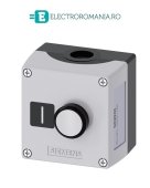 3SU1801-0AD00-2AB1 CUTIE PLASTIC CU BUTON ALB CU REVENIRE 1NO, SIEMENS, SIRIUS ACT,