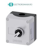 3SU1801-0BE00-4AB1 cutie Plastic Gri cu cheie Selectoare metalica 2 pozitii, cu retinere, 1NO, Siemens